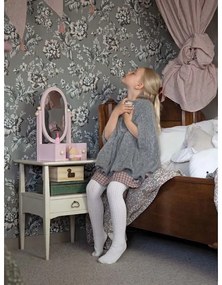 Ξύλινος καθρέφτης με ανάκλιση &amp; συρταράκια Jabadabado