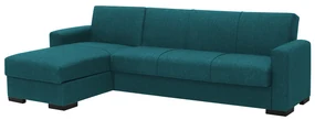 Καναπές Κρεβάτι Γωνιακός ArteLibre JOSE Πετρόλ 270x150x86cm-14210240