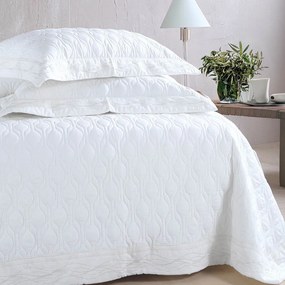 Κουβερλί Erynn (Σετ 3τμχ) White Ρυθμός Υπέρδιπλo 235x250cm Microsatin