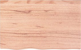 vidaXL Πάγκος Μπάνιου Αν. Καφέ 80x50x(2-6) εκ. Επεξεργ. Μασίφ Ξύλο