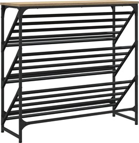 vidaXL Παπουτσοθήκη Sonoma Δρυς 90x30x85 εκ. Επεξεργασμένο Ξύλο