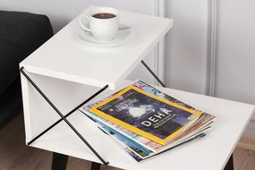 Κομοδίνο Λευκό CRAPRAN 50x40x55