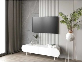 Έπιπλο Τηλεόρασης Λευκό NUVU 160x30x19