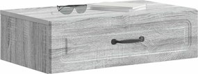 vidaXL Τραπεζάκι Τοίχου 59 x 34,5 x 17 εκ. Επεξεργασμένο Ξύλο