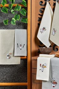 Stewehome Σετ 6 τεμαχίων πετσέτες κουζίνας από βαμβάκι και πολυεστέρα 40x60 cm