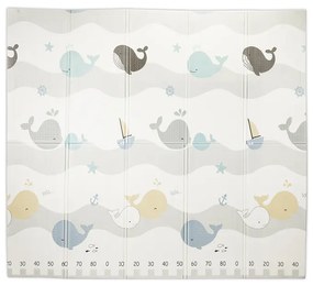 Χαλάκι Δραστηριοτήτων Πτυσσόμενο Διπλής Όψης Waves &amp; Stars 180x200cm 10300490004 Lorelli