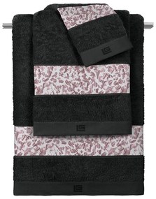 Πετσέτες Cult (Σετ 3τμχ) Melanze-Black Guy Laroche Towels Set 70x140cm 100% Βαμβάκι