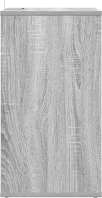 vidaXL Ντουλάπι δίσκων βινυλίου Γκρι Sonoma 38 x 33 x 61 εκ