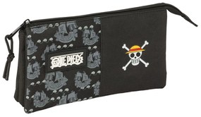 Κασετίνα One Piece Pirates Μαύρο 22 x 12 x 3 cm