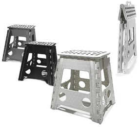 Σκαλάκι-Σκαμπό Πτυσσόμενο Πλαστικό 29x22x39cm Σε 3 Χρώματα-06511548