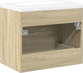 vidaXL Σετ Επίπλων Μπάνιου 2 Τεμαχίων Sonoma Δρυς Επεξεργασμένο Ξύλο