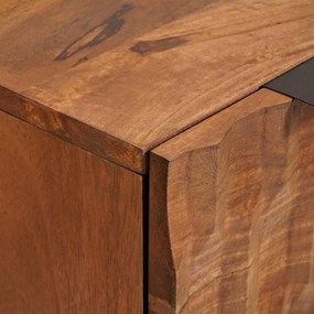 vidaXL Πλαϊνό γραφείο Καφέ Φινίρισμα Ακακίας 60 x 33 x 75 cm