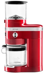 Ηλεκτρικός μύλος καφέ Artisan KitchenAid 5KCG8433ECA, 150W, 340 g, 70 βαθμοί λείανσης, Αυτόματη απενεργοποίηση, Apple Candy Red