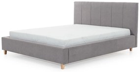 Μονό Κρεβάτι Mindoria, με αποθηκευτικό χώρο, γκρί 160x105x220cm-BOG6588