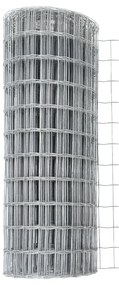 vidaXL Euro Fence με 7 Στηρίγματα Σπικάλ 1x10 μ Γαλβανισμένος Χάλυβας