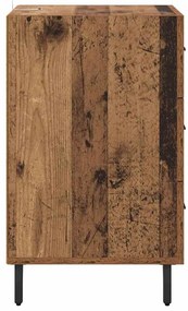 vidaXL Κομοδίνο Παλιό ξύλο 40 x 40 x 66 εκ. Επεξεργασμένο ξύλο