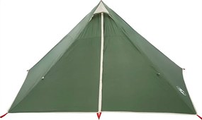 vidaXL Σκηνή Οικογενειακή Tipi 7 Ατόμων Αδιάβροχη Πράσινη