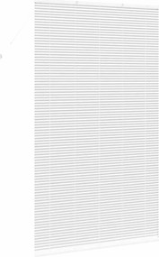 vidaXL Βενετσιάνικες Ρόδες Λευκό 220 x 130 εκ Αλουμίνιο