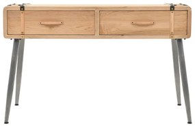 vidaXL Τραπέζι Κονσόλα 115 x 40,5 x 76 εκ. από Μασίφ Ξύλο Ελάτης