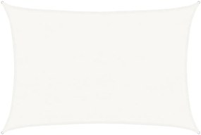 vidaXL Πανί Σκίασης Λευκό 4 x 5 μ. από HDPE 160 γρ/μ²