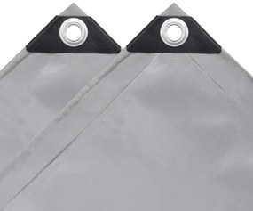 vidaXL Μουσαμάς Γκρι 1,5 x 20 μ. 650 γρ./μ.²