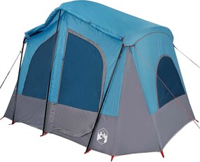 vidaXL Σκηνή Κάμπινγκ 5 Ατόμων Αδιάβροχη Μπλε