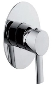 Karag FA34163C Sinar Μίκτης Μπαταρίας Εντοιχισμού Ντουζιέρας μονός Chrome