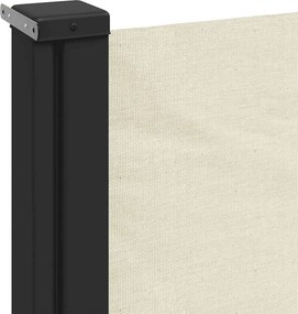 vidaXL Σκίαστρο Πλαϊνό Συρόμενο Κρεμ 180 x 500 εκ.
