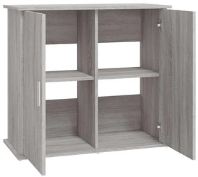 vidaXL Βάση Ενυδρείου Γκρι Sonoma 81x36x73 εκ. από Επεξεργασμένο Ξύλο