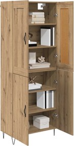 vidaXL Highboard Artisan Oak 69,5 x 34 x 180 εκ. Επεξεργασμένο ξύλο