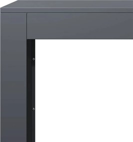 vidaXL Ράφι Καυσόξυλων Ανθρακί 100x40x80 εκ. Ατσάλινο