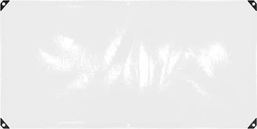 vidaXL Σαφής μουσαμάς με οπές 1x2 m PVC