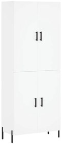 vidaXL Ντουλάπι Λευκό 69,5x34x180 εκ. από Επεξεργασμένο Ξύλο