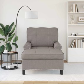 vidaXL Χαλάρωση Taupe ύφασμα 91 x 157 x 91 εκ.