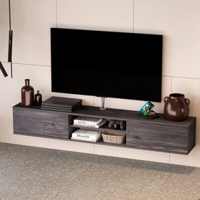 Έπιπλο Τηλεόρασης BELLA γκρι 180x29x29