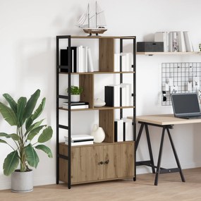 vidaXL Ράφι Βιβλίων artisan δρυς 80 x 30 x 155.5 εκ Επεξεργασμένο ξύλο