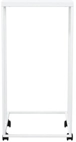 vidaXL Βοηθητικό Τραπέζι με Ρόδες Λευκό 40x30x63,5 εκ. Επεξεργ. Ξύλο