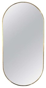 Καθρέπτης Τοίχου Ovalis 11-0481 60x120cm Gold Αλουμίνιο,Γυαλί