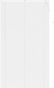 vidaXL Βενετσιάνικη Σκίαση Λευκός 213 x 120 εκ PVC