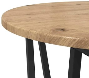 vidaXL Σετ βοηθητικά τραπεζάκια 2 pcs Δρυς Artisan και Μαύρο