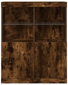 Ντουλάπι Καπνιστή Δρυς 81x37x100 εκ. Επεξεργασμένο Ξύλο 3318621