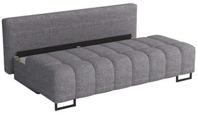 Καναπές κρεβάτι Columbus 151, Αριθμός θέσεων: 4, Αποθηκευτικός χώρος, 90x200x90cm, 64 kg, Πόδια: Μέταλλο, Έπιπλα ήδη συναρμολογημένα, Ξύλο: Πεύκο
