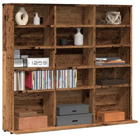 Ντουλάπι CD Παλιό ξύλο 100x23x89,5 cm Ξύλο μηχανικής κατασκευής - Καφέ