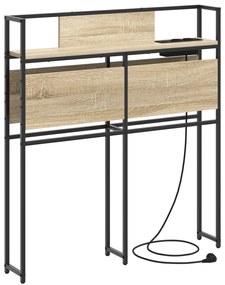 vidaXL Κεφαλάρι Αποθήκης Sonoma Δρυς 80 cm Επεξεργασμένο ξύλο