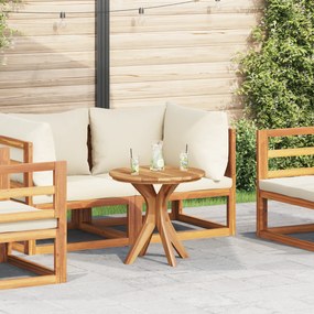 vidaXL Τραπέζι Καφέ Garden Ø55x51 εκ Μασίφ Ξύλο Teak