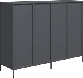 vidaXL Ντουλάπι Ανθρακί 135x39x103,5 εκ. από Χάλυβα Ψυχρής Έλασης