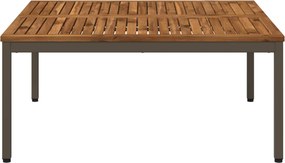 vidaXL Τραπεζάκι σαλονιού Φυσικό και Καφέ 98 x 100,5 x 45 cm