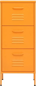 vidaXL Ντουλάπι Αποθήκευσης Μουσταρδί 42,5 x 35 x 101,5 εκ. από Ατσάλι