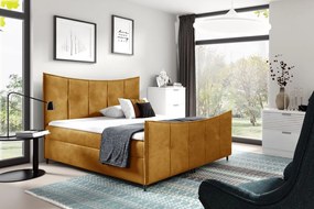 Επενδυμένο κρεβάτι Bergamo Lux-Ohra-160 x 200