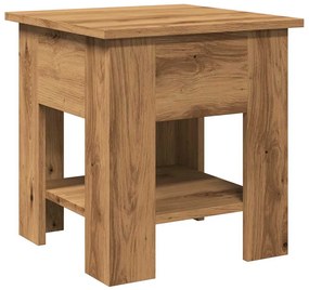 Τραπεζάκι σαλονιού Artisan Oak 40x40x42 cm Κατασκευασμένο ξύλο - Καφέ